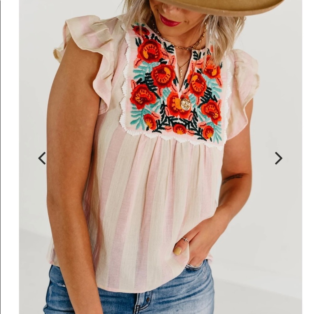THML embroidered top